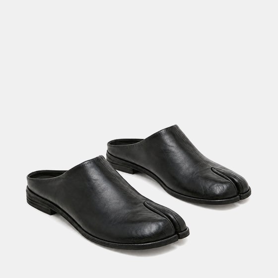 Porrterr Mule BLACK LEATHER