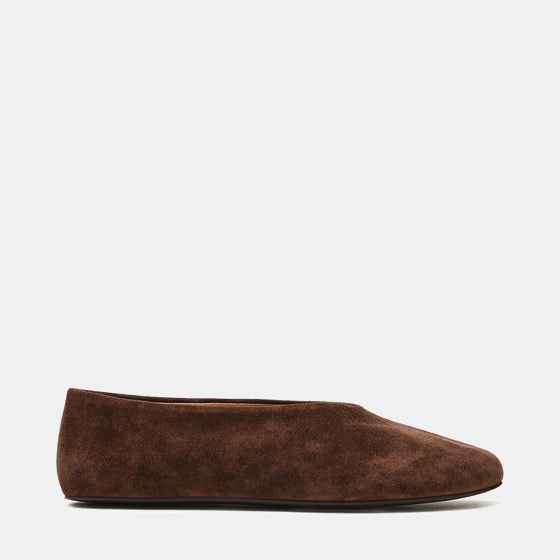 Cyntra Flat Shoe BROWN SUEDE