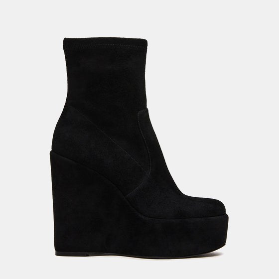 Cecil Bootie BLACK SUEDE
