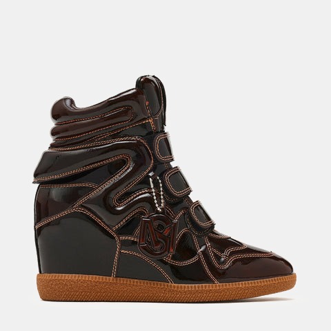 Mavis Sneaker BRN PATENT